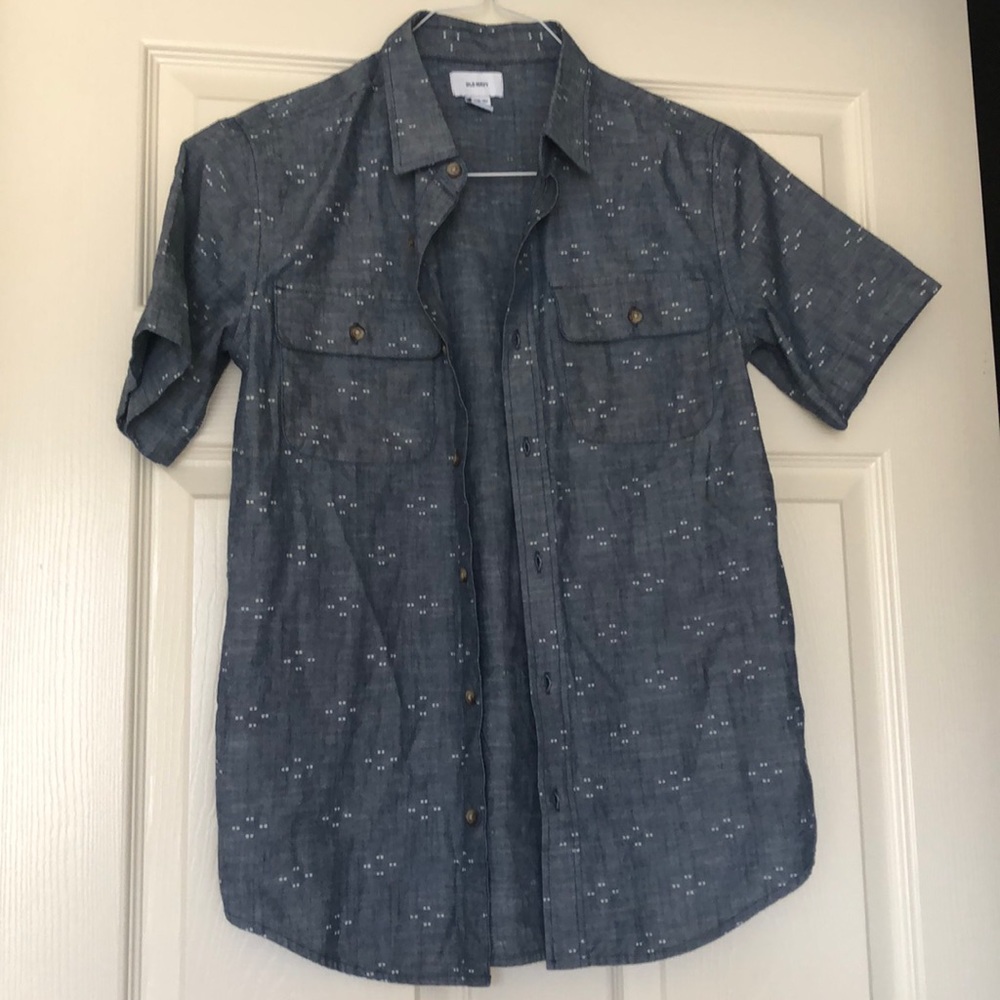 Old Navy denim boys button down